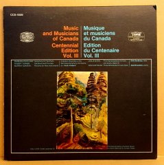 MUSIC AND MUSICIANS OF CANADA - VOL 3 / BARBARA PENTLAND / ROBERT TURNER / MURRAY ADASKIN - LP 2.EL PLAK