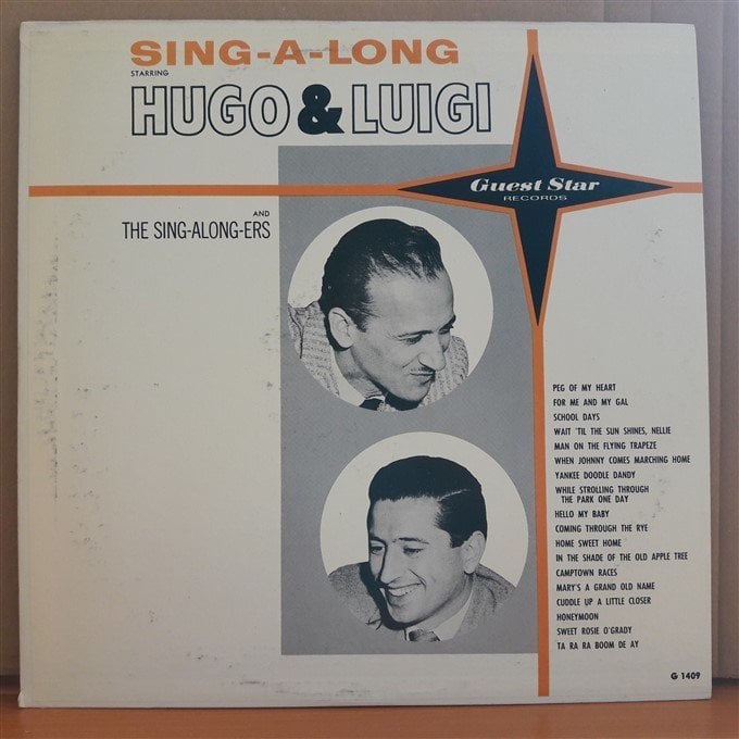 SING-A-LONG HUGO & LUIGI - LP 2.EL PLAK