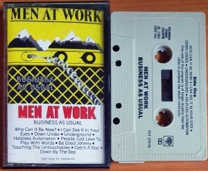 MEN AT WORK - BUSINESS AS USUAL (1981) - KASET MADE IN USA 2.EL