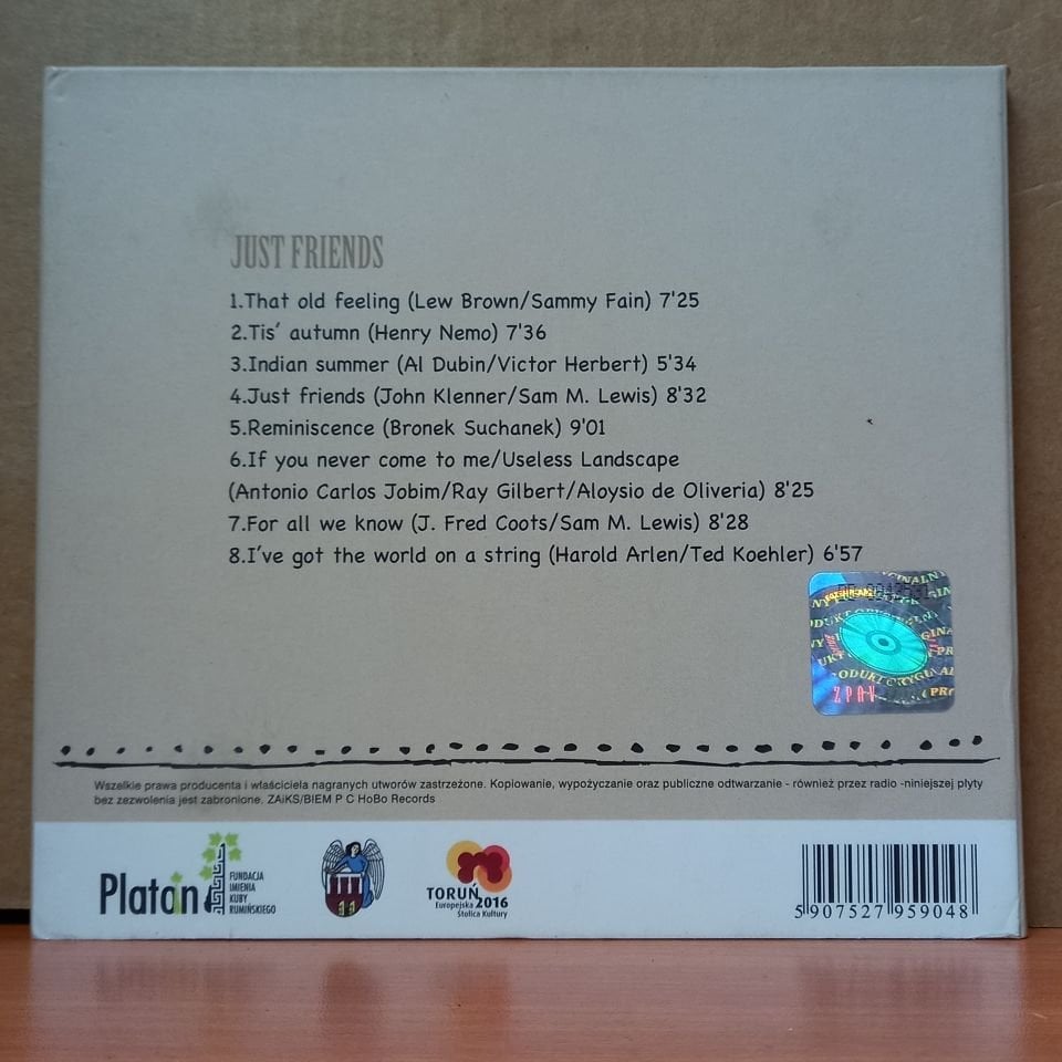 JUST FRIENDS / BOGDAN HOTOWNIA, SİBEL KÖSE, KAZIMIERZ JONKISZ, BRONEK SUCHANEK - CD 2.EL