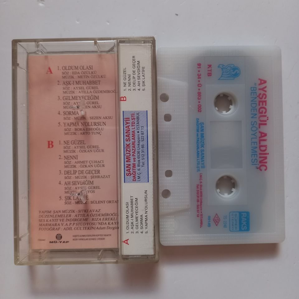 AYŞEGÜL ALDİNÇ - BENDEN SÖYLEMESİ (1991) - KASET 2.EL