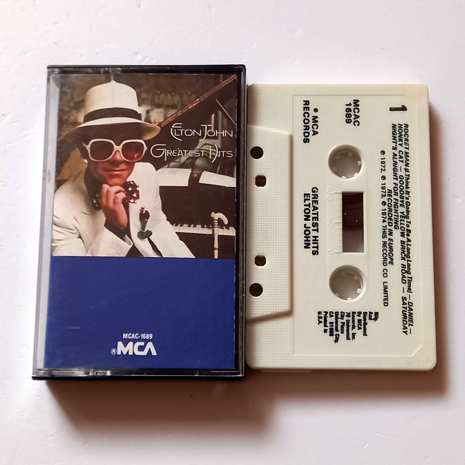 ELTON JOHN -GREATEST HITS - KASET MADE IN USA 2.EL