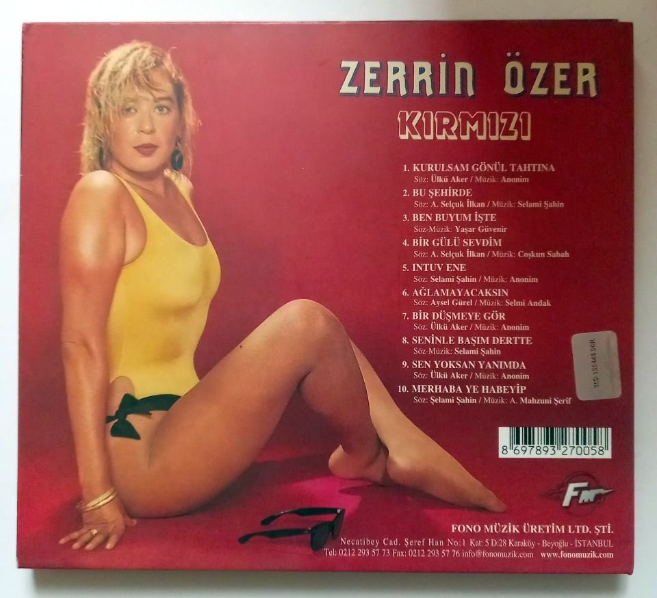 ZERRİN ÖZER – KIRMIZI (2006) - CD 2.EL