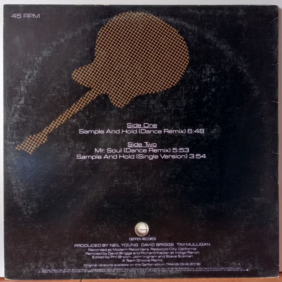 NEIL YOUNG – SAMPLE AND HOLD (1982) - 12' MAXISINGLE 2.EL PLAK