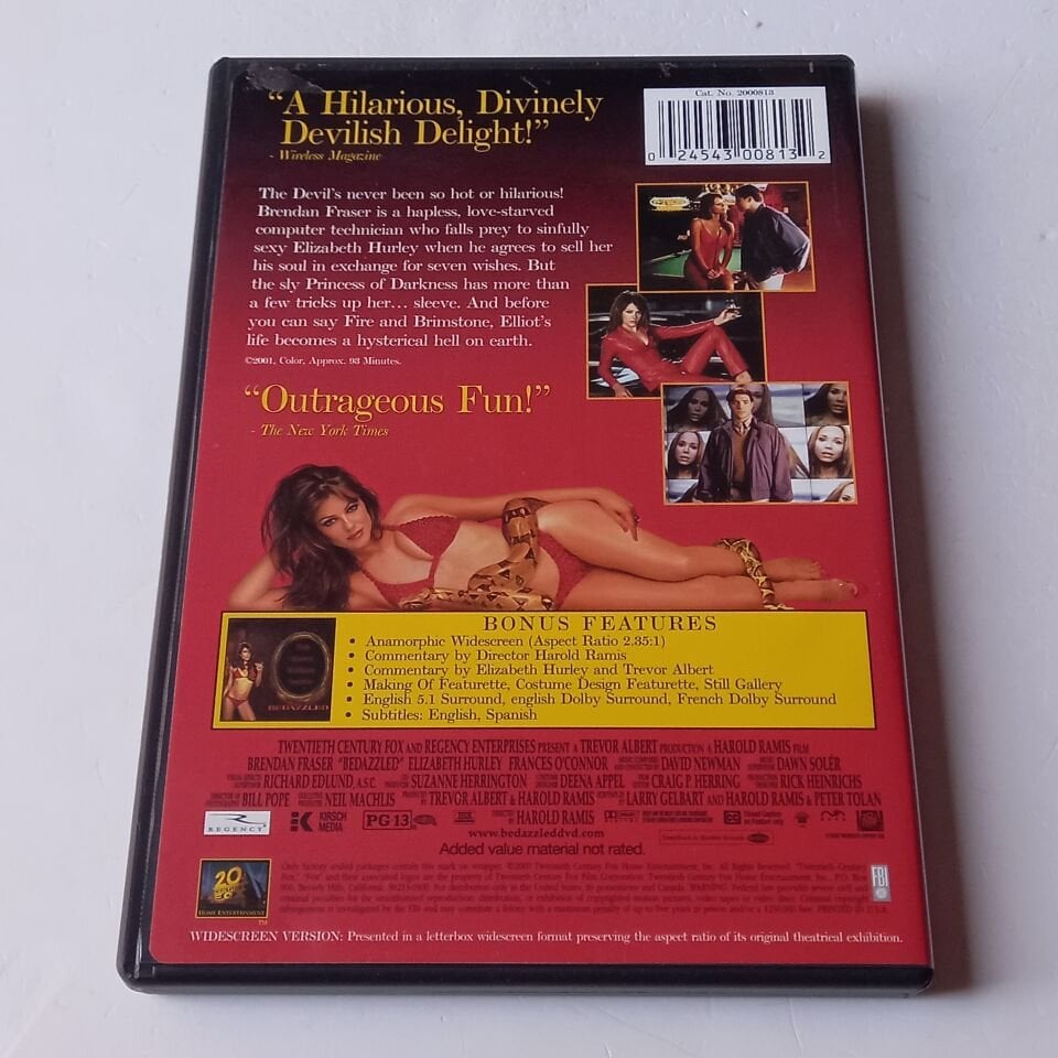 BEDAZZLED - BRENDAN FRASER, ELIZABETH HURLEY - DVD 2.EL