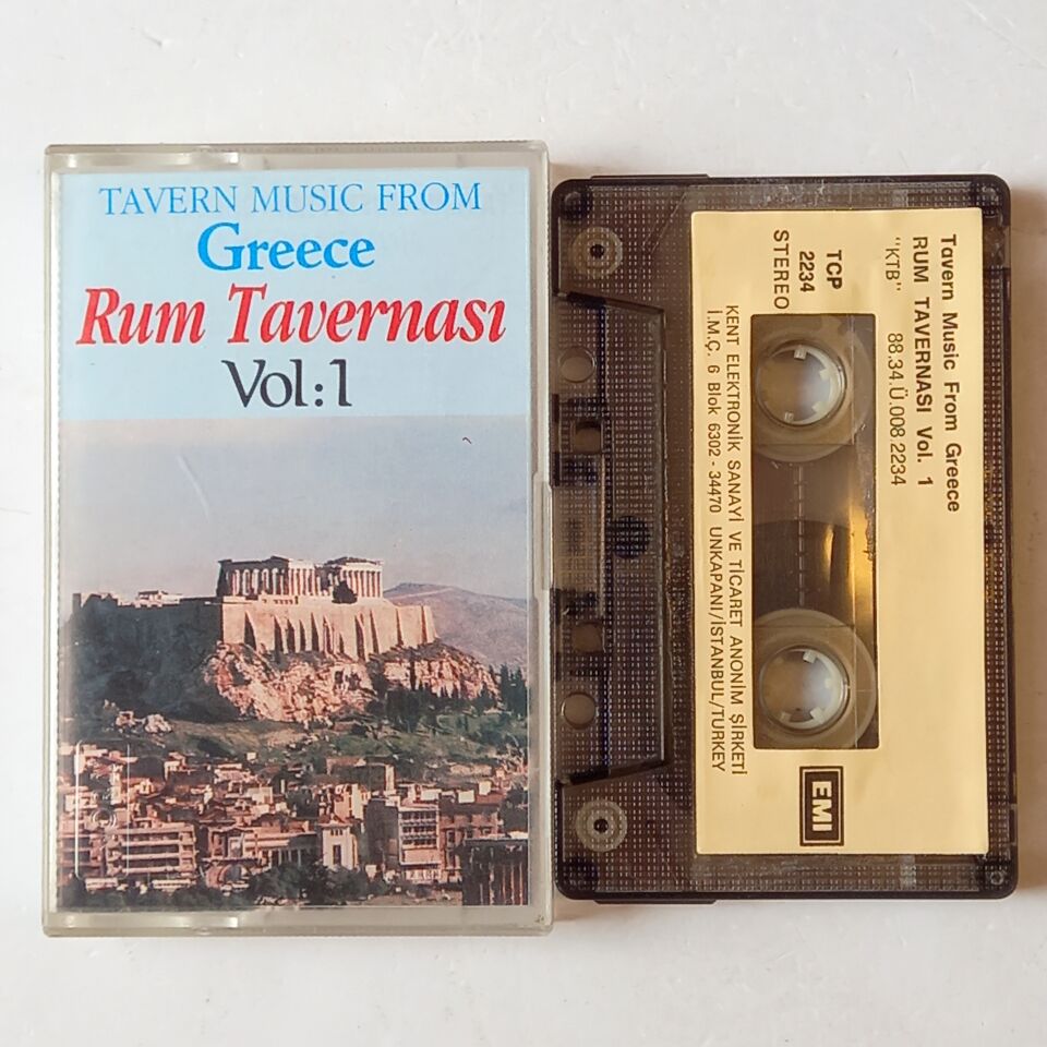 TAVERN MUSIC FROM GREECE VOL:1 / RUM TAVERNASI (1988) - KASET 2.EL