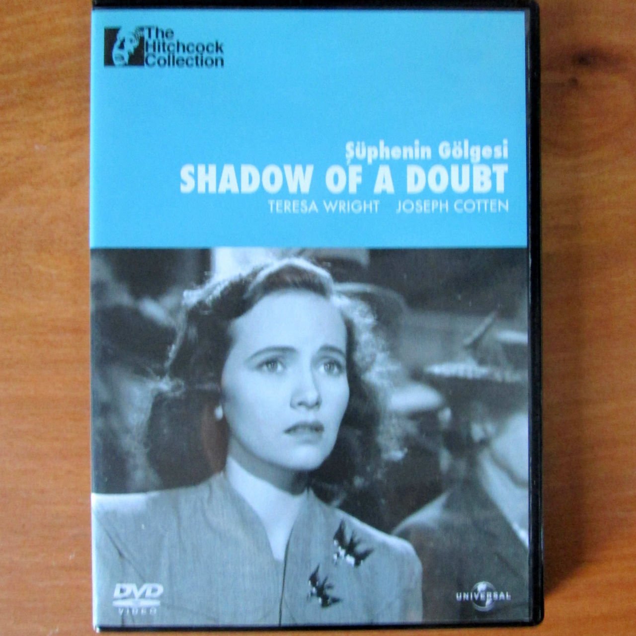 ŞÜPHENİN GÖLGESİ - SHADOW OF A DOUBT - TERESA WRIGHT - JOSEPH COTTEN - ALFRED HITCHCOCK - DVD 2.EL
