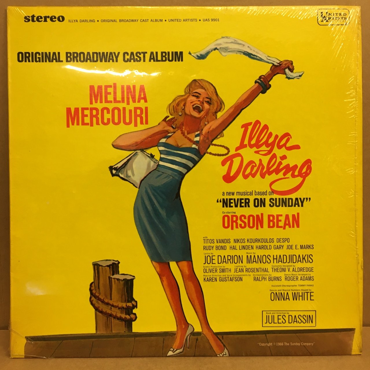 ILLYA DARLING BROADWAY MANOS HADJIDAKIS MELINA MERCOURI 2.EL PLAK