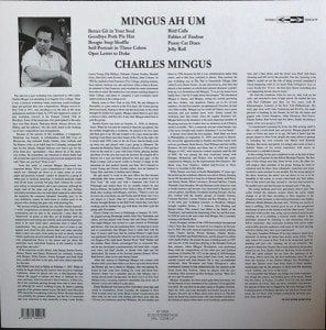 CHARLES MINGUS - MINGUS AH UM (1959) - LP 180GR SIFIR PLAK