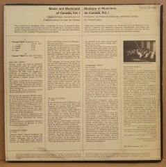 MUSIC AND MUSICIANS OF CANADA - VOL 1 CLERMONT PEPIN / FRANCOIS MOREL - LP 2.EL PLAK