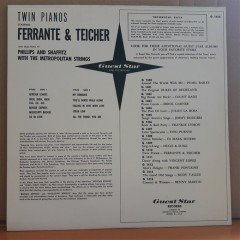 TWIN PIANOS FERRANTE & TEICHER - LP 2.EL PLAK