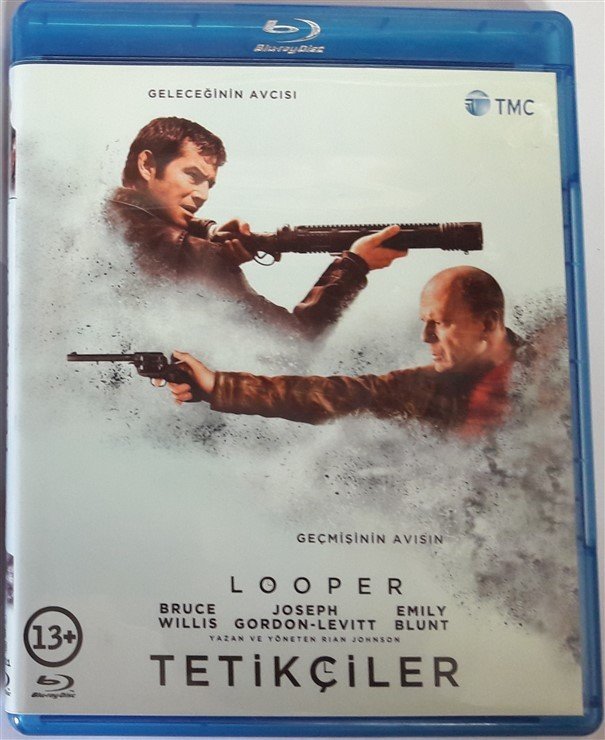 TETİKÇİLER - LOOPER - BRUCE WILLIS - BLU RAY 2.EL