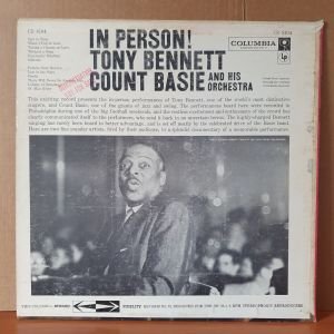 TONY BENNETT WITH COUNT BASIE AND HIS ORCHESTRA - IN PERSON (1959) - LP 2.EL PLAK