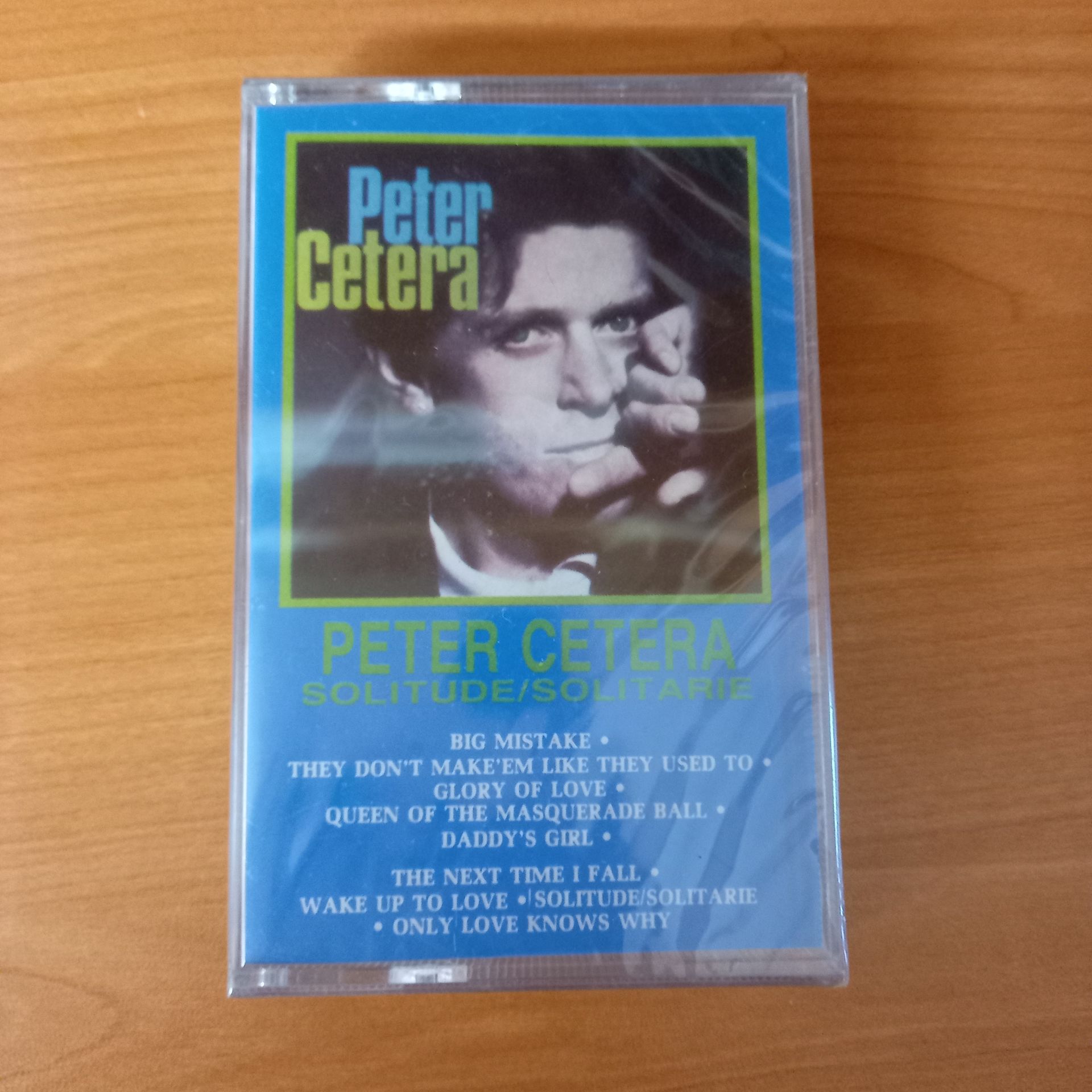 PETER CETERA - SOLITUDE / SOLITARIE (1987) - KASET AMBALAJINDA SIFIR