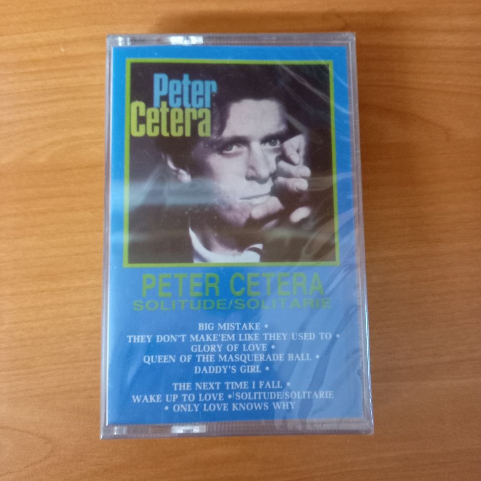 PETER CETERA - SOLITUDE / SOLITARIE (1987) - KASET AMBALAJINDA SIFIR