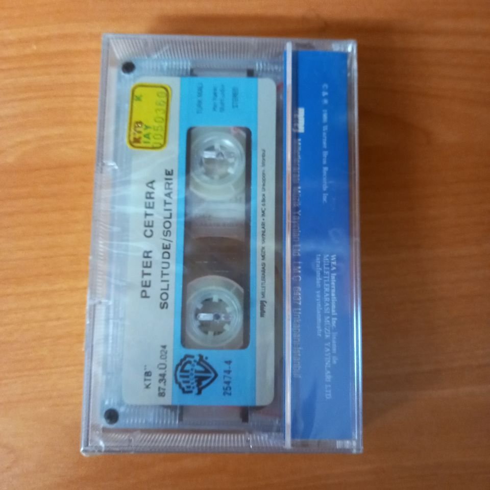 PETER CETERA - SOLITUDE / SOLITARIE (1987) - KASET AMBALAJINDA SIFIR