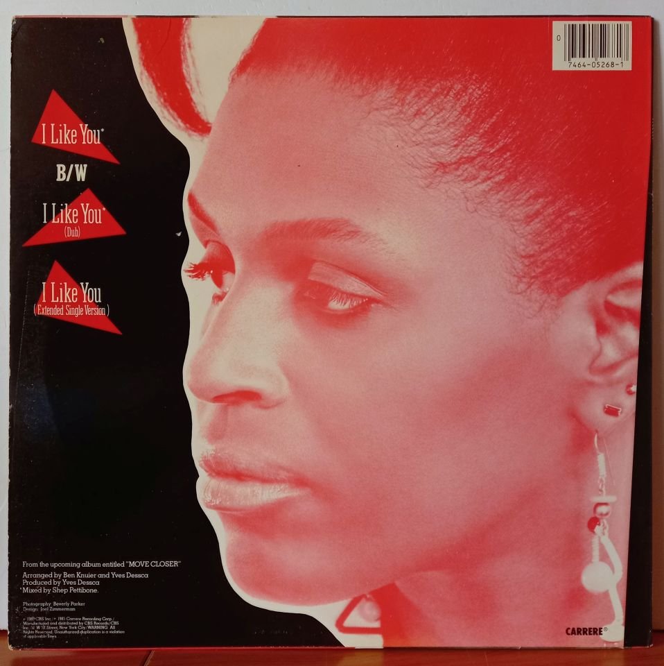 PHYLLIS NELSON – I LIKE YOU (1985) - 12' MAXISINGLE 2.EL PLAK