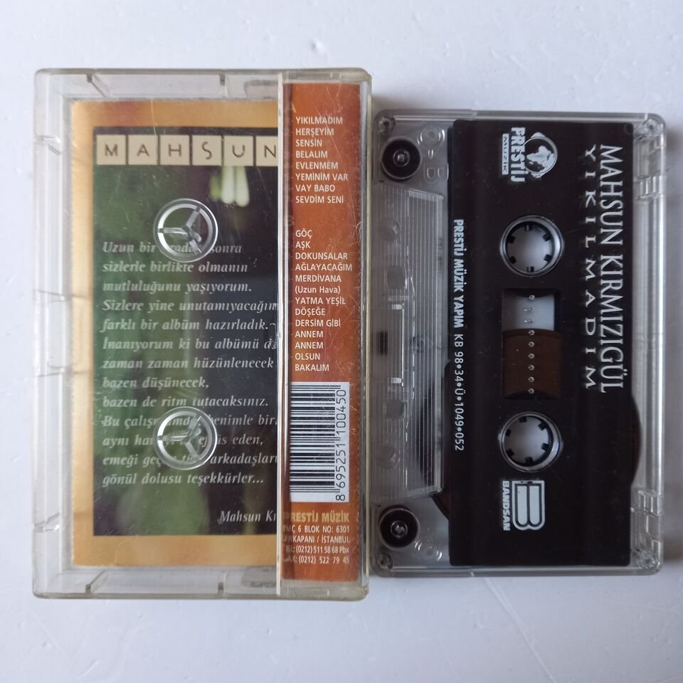 MAHSUN KIRMIZIGÜL - YIKILMADIM (1998) - KASET 2.EL