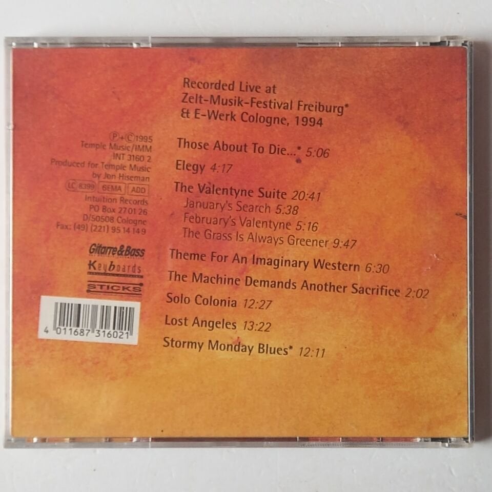 COLOSSEUM – COLOSSEUM LIVES / THE REUNION CONCERTS 1994 (1995) - CD 2.EL