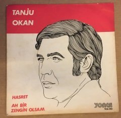 TANJU OKAN HASRET 45LİK KAPAĞI DİKKAT SADECE KAPAKTIR