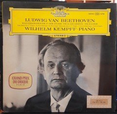BEETHOVEN: PIANO SONATAS NOS.17,26&28, WILHELM KEMPFF - 2.EL PLAK DEUTSCHE GRAMMOPHON