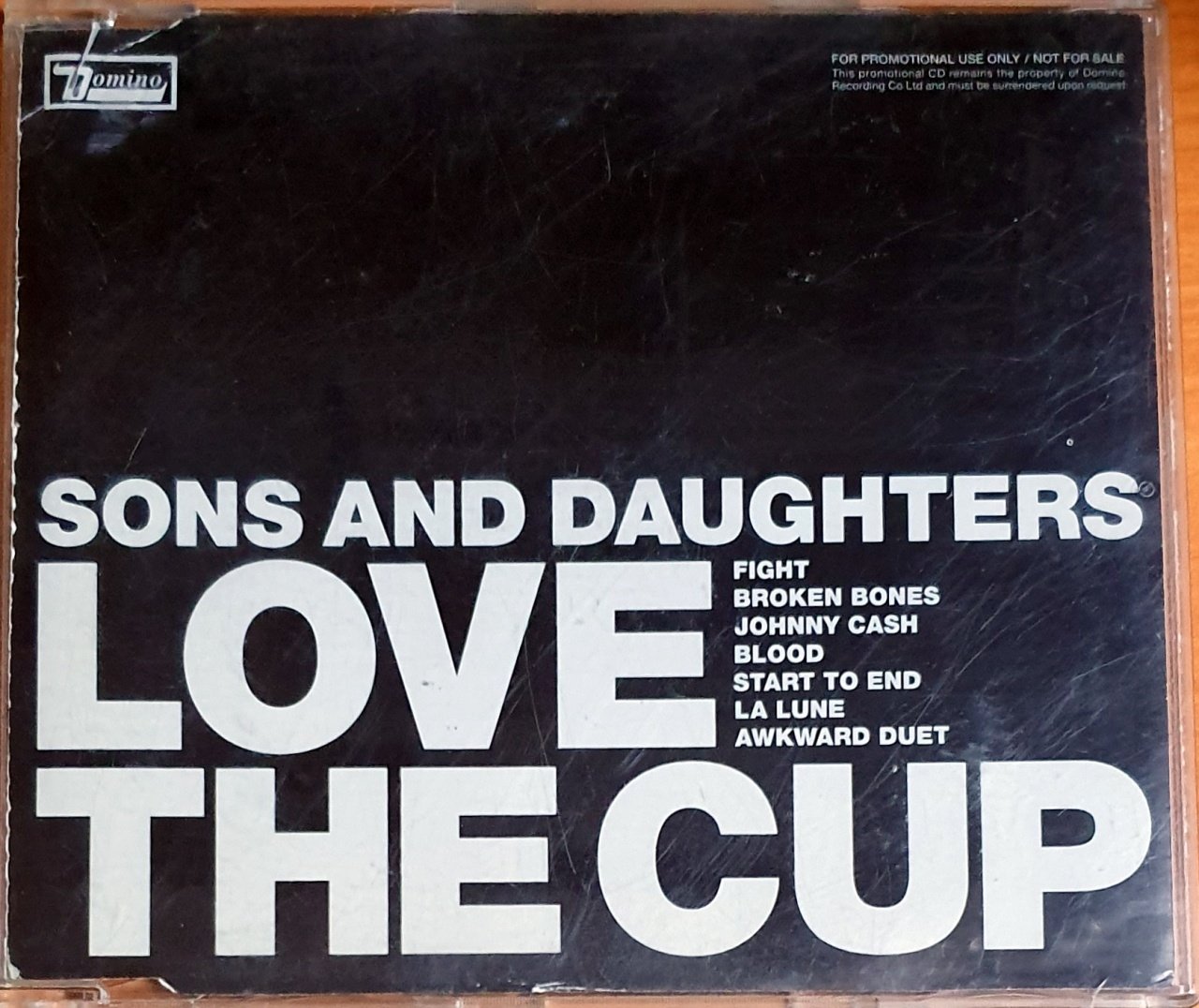 SONS AND DAUGHTERS - LOVE THE CUP (2004) - CD DOMINO PROMO 2.EL