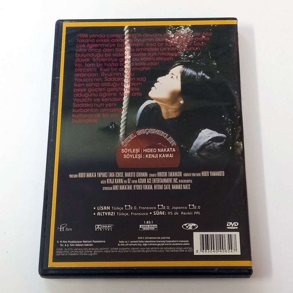 HALKA 2 - RING 2 - MIKI NAKATANI, KYOKO FUKADA, YÖN.: HIDEO NAKATA - DVD 2.EL