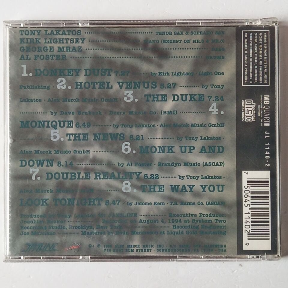 TONY LAKATOS, KIRK LIGHTSEY, AL FOSTER, GEORGE MRAZ – THE NEWS (1995) - CD 2.EL