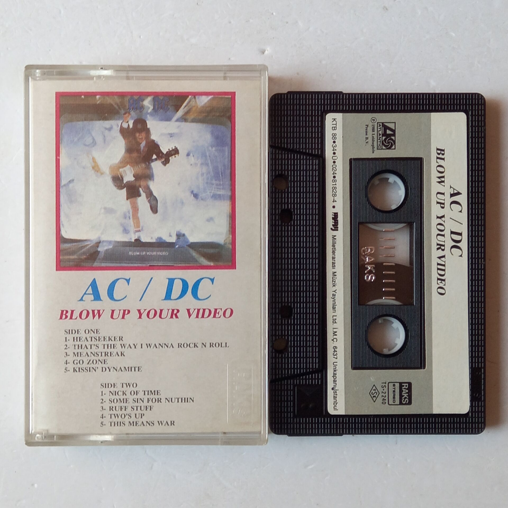 AC/DC - BLOW UP YOUR VIDEO (1988) - KASET 2.EL