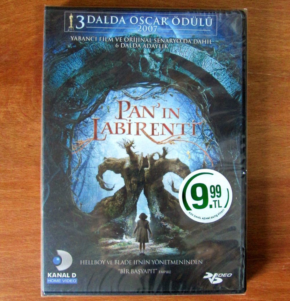 PAN'IN LABİRENTİ - EL LABERINTO DEL FAUNO - IVANA BAQUERO - GUILLERMO DEL TORO - DVD SIFIR