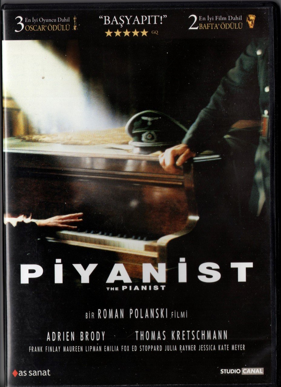 PİYANİST - THE PIANIST - ADRIEN BRODY - ROMAN POLANSKI - DVD 2.EL