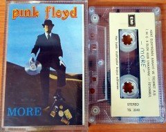 PINK FLOYD - MORE CASSETTE MADE IN TURKEY ''USED'' PAPER LABEL