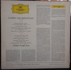 BEETHOVEN: BAGATELLES, FÜR ELISE, WILHELM KEMPFF - 2.EL PLAK DEUTSCHE GRAMMOPHON