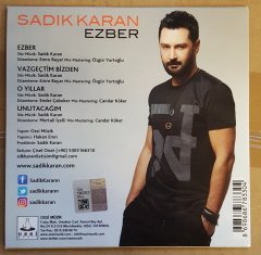 SADIK KARAN - EZBER (2018) - CD SINGLE CARDSLEEVE 2.EL