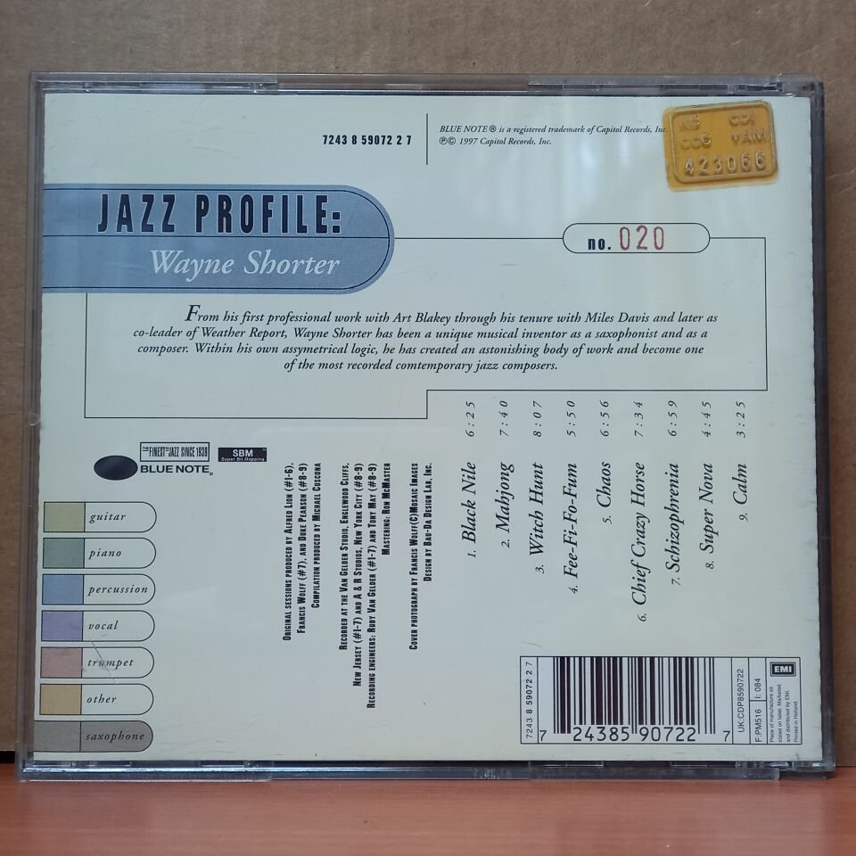 WAYNE SHORTER – JAZZ PROFILE: WAYNE SHORTER (1997) - CD 2.EL