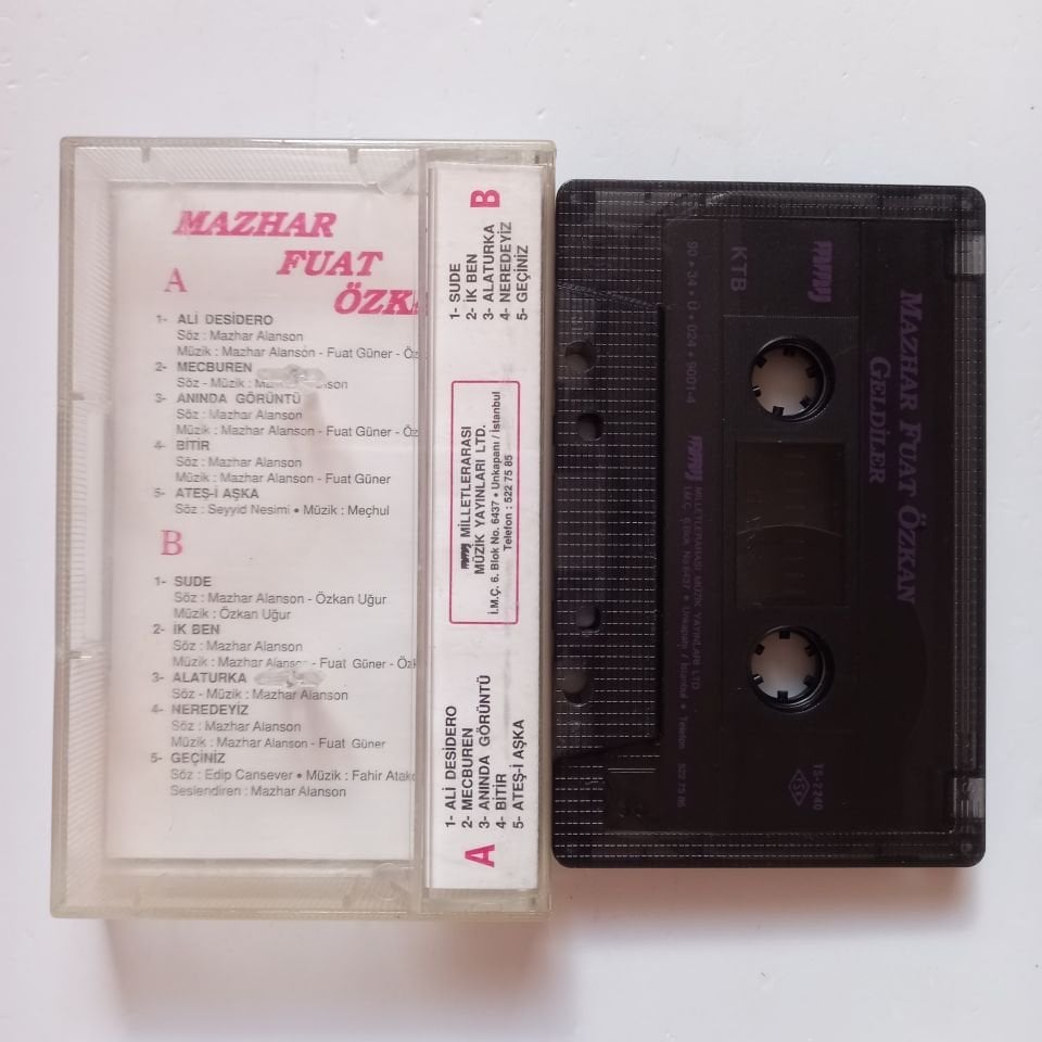 MAZHAR FUAT ÖZKAN - GELDİLER (1990) - KASET 2.EL