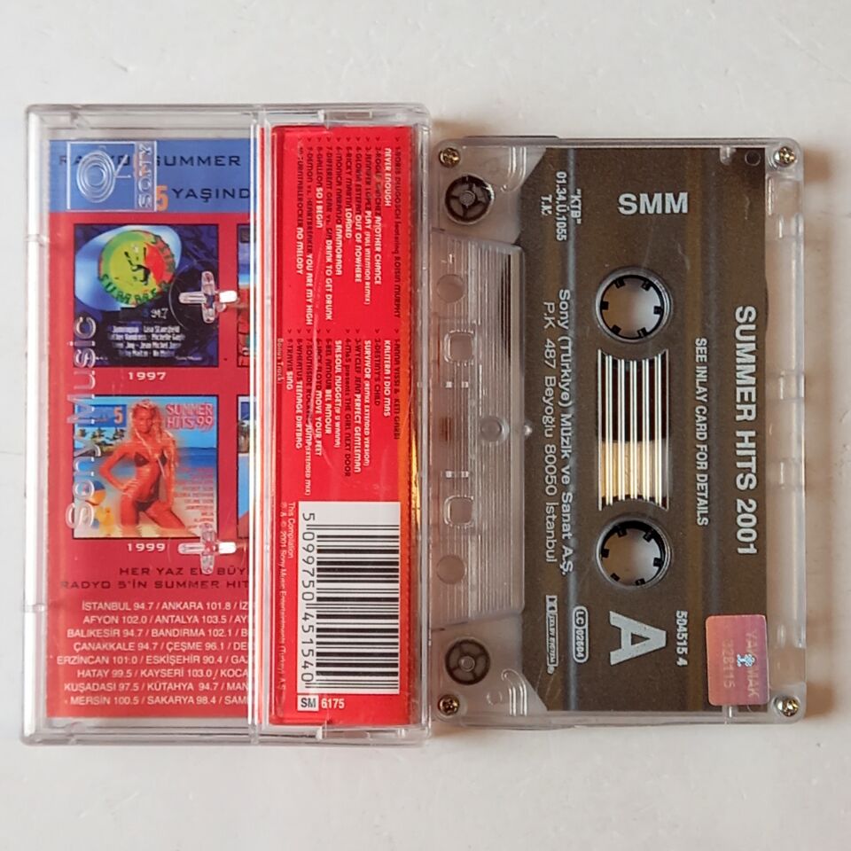 SUMMER HITS 2000 - JENNIFER LOPEZ, RICKY MARTIN, GLORIA ESTEFAN (2001) - KASET 2.EL
