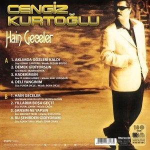 CENGİZ KURTOĞLU - HAİN GECELER (1998) - LP 180GR 2022 BASIM SIFIR PLAK