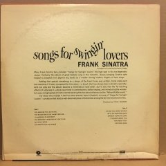 FRANK SINATRA - SONGS FOR SWINGIN' LOVERS! - PLAK 2.EL
