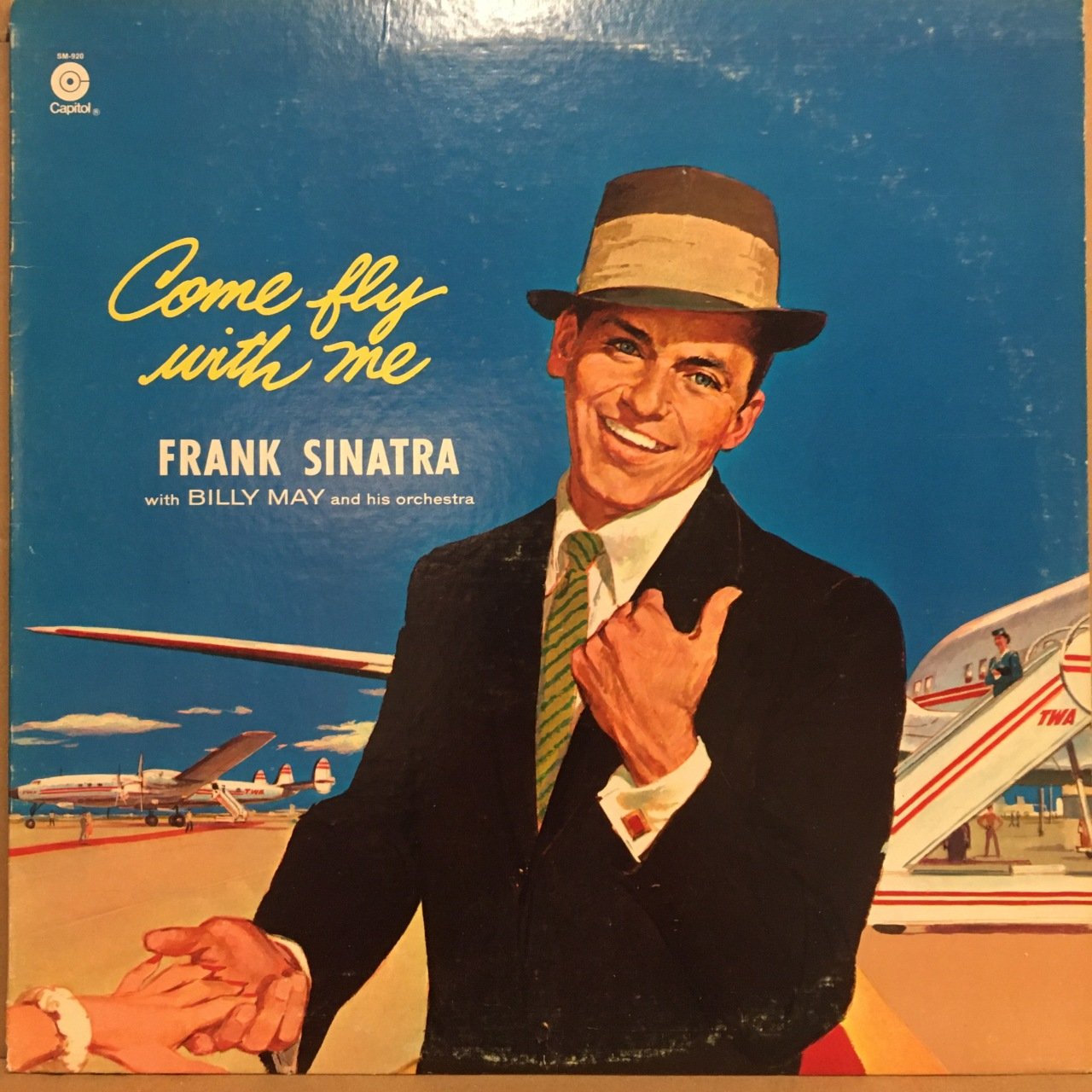 FRANK SINATRA - COME FLY WITH ME (1958) 1975 REISSUE MONO 2.EL PLAK