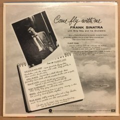 FRANK SINATRA - COME FLY WITH ME (1958) 1975 REISSUE MONO 2.EL PLAK
