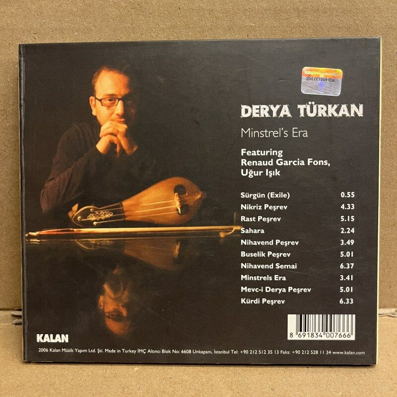 DERYA TÜRKAN - MINSTREL'S ERA (2006) - DIGIPAK CD 2.EL