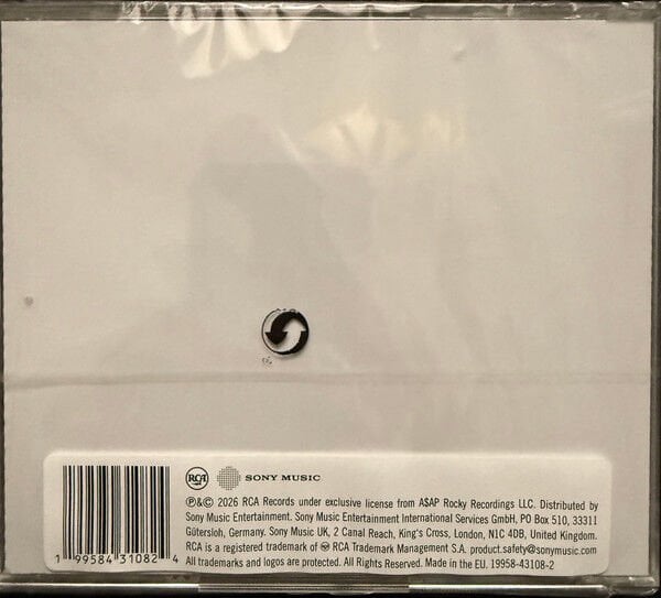 ASAP ROCKY, TIM BURTON – DON'T BE DUMB (2026) - CD JEWEL CASE AMBALAJINDA SIFIR