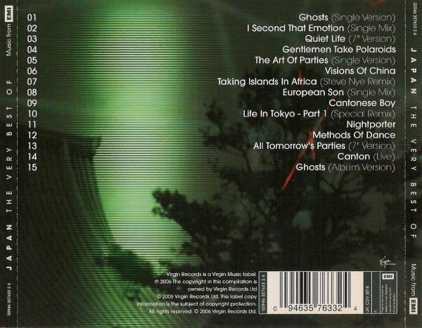 JAPAN – THE VERY BEST OF  (2006) - CD SIFIR