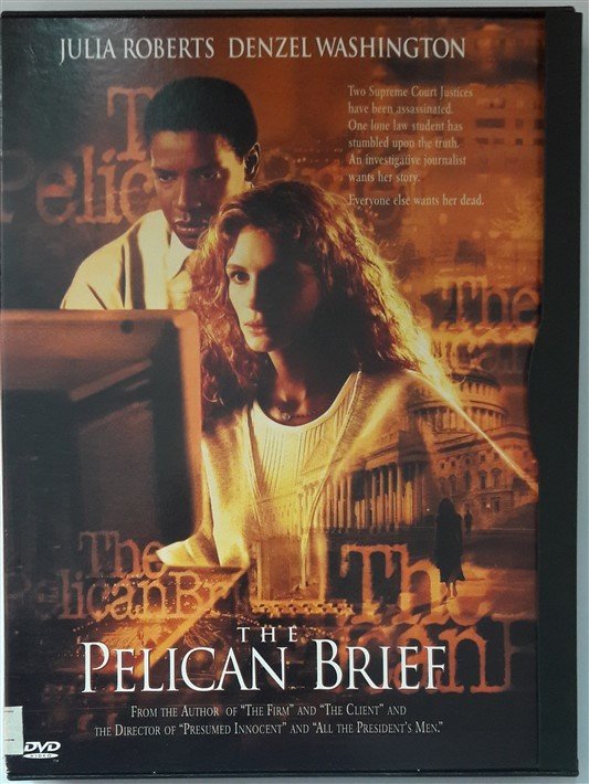 THE PELICAN BRIEF - PELİKAN DOSYASI - DENZEL WASHINGTON - JULIA ROBERTS - SNAPCASE DVD 2.EL