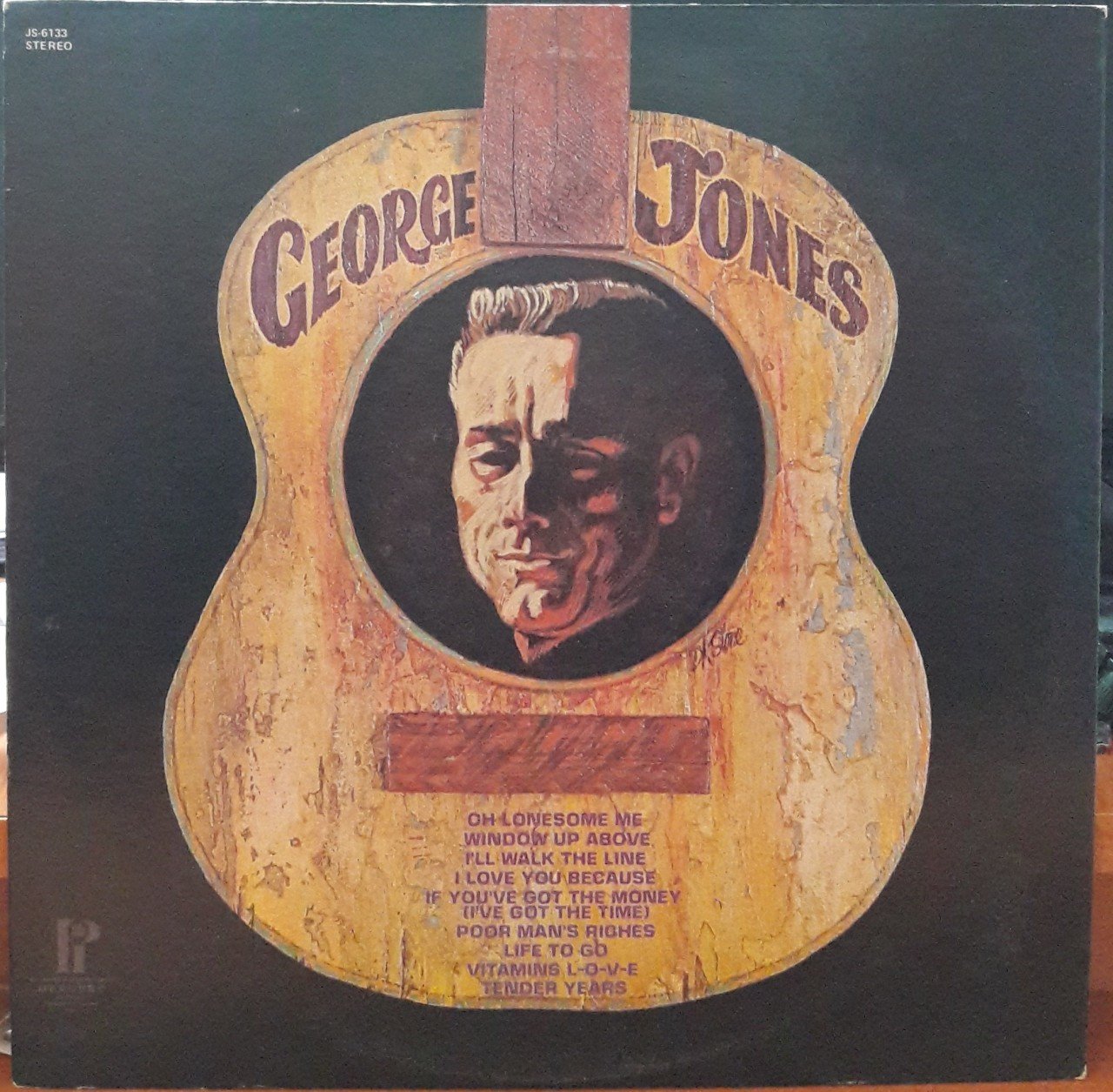 GEORGE JONES - OH LONESOME ME - PLAK 2.EL