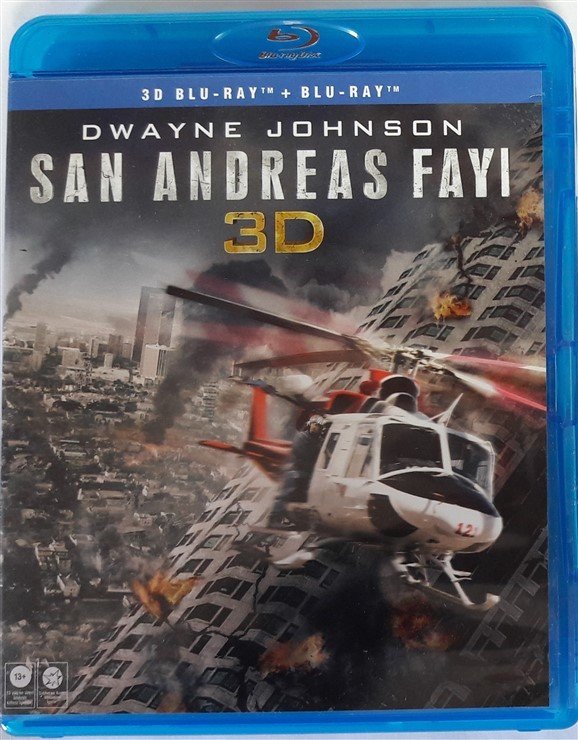 SAN ANDREAS FAYI - SAN ANDREAS - DWAYNE JOHNSON - 3DBLU-RAY+ BLU RAY 2.EL
