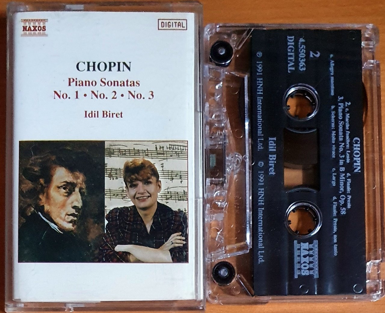 CHOPIN: PIANO SONATAS NOS. 1-3 / İDİL BİRET (1991) - KASET 2.EL