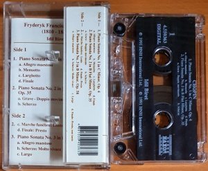 CHOPIN: PIANO SONATAS NOS. 1-3 / İDİL BİRET (1991) - KASET 2.EL