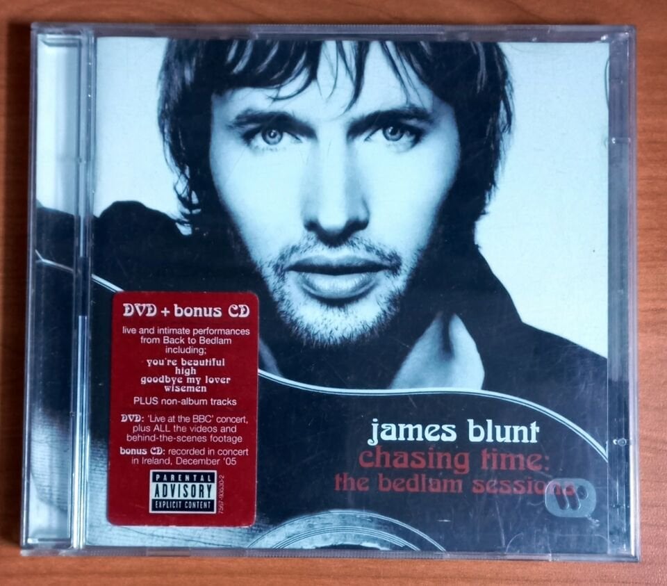 JAMES BLUNT –  CHASING TIME / THE BEDLAM SESSIONS (2006) - CD+DVD  2.EL